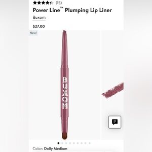 Set of Two Buxom Power Line Lip Liners